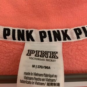 PINK Victoria's Secret Tops - Pink Quarter-Zip Sweatshirt PINK Victoria's Secret Tops - Pink Quarter-Zip Sweatshirt